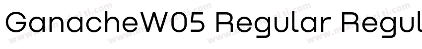 GanacheW05 Regular Regular字体转换